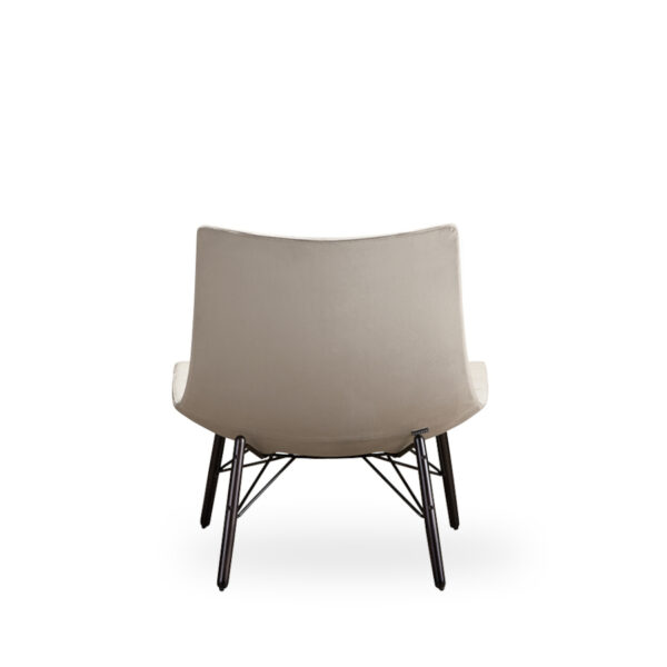 Loungesessel Mod. LUC gesteppt, 4-Fuß Holz – Bild 5