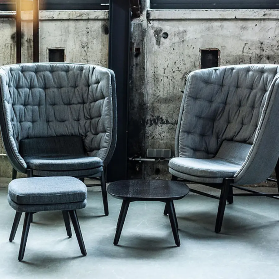 Sessel Lounge Mod. CLEO hoch + Steppkissen – Bild 6