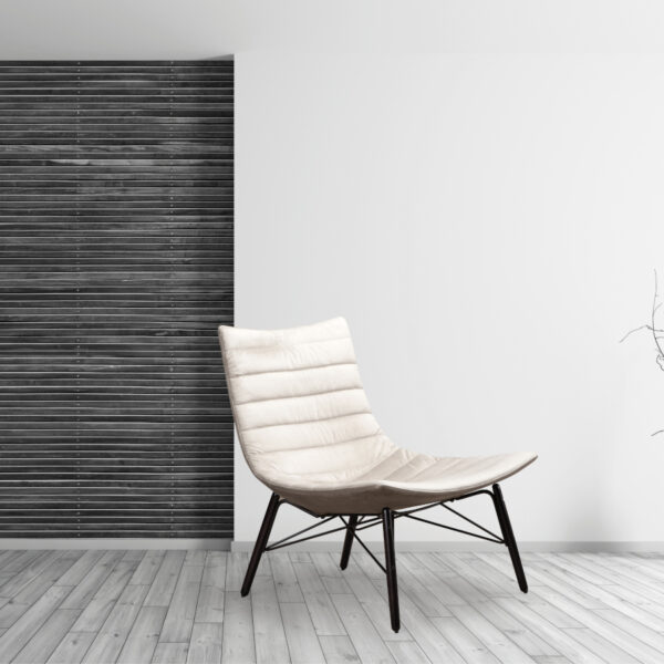 Loungesessel Mod. LUC gesteppt, 4-Fuß Holz – Bild 2